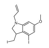 4-iodo-3-(iodomethyl)-6-methoxy-1-prop-2-enyl-2,3-dihydroindole