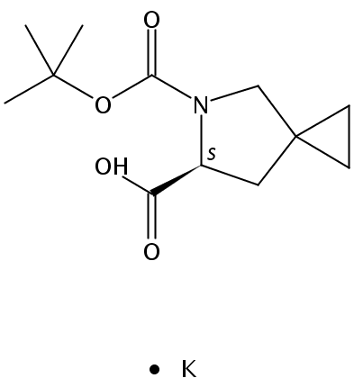 (6S)-5-氮杂螺[2.4]庚烷-5,6-二甲酸 5-叔丁酯 钾盐