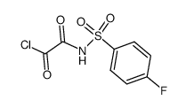 N-[(1-oxo-2-oxo-2-chloro)ethyl]-4-(fluoro)benzenesulfonamide