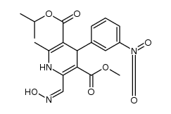 3,5-吡啶二羧酸,1,4-二氢-2-[(羟基亚氨基)甲基]-6-甲基-4-(3-硝基苯基)-3-甲基-5-(1-甲基乙基)酯
