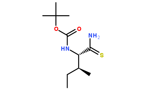 氨甲酸,  [(1S,2S)-1-(氨基硫代甲基)-2-甲基丁基]-,1,1-二甲基乙基酯