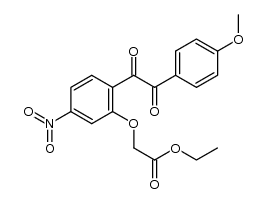 ethyl 2-(2-(2-(4-methoxyphenyl)-2-oxoacetyl)-5-nitrophenoxy)acetate