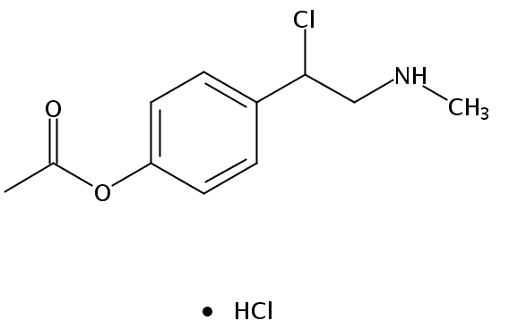 4-[1-氯-2-(甲氨基)乙基]苯酚乙酸酯盐酸盐