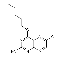 2-amino-6-chloro-4-(pentyloxy)pteridine