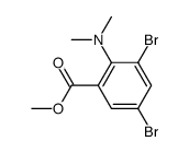 methyl 3,5-dibromo-2-dimethylaminobenzoate