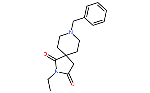 2-乙基-8-(苯基甲基)-2,8-二氮杂螺[4.5]-1,3-癸二酮