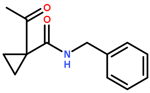 1-乙酰基-N-(苯基甲基)-环丙烷甲酰胺