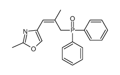 4-(3-diphenylphosphoryl-2-methylprop-1-enyl)-2-methyl-1,3-oxazole
