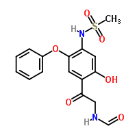 N-[5-羟基-4-(2-甲酰氨基)乙酰基-2-苯氧基]苯基甲磺酰胺