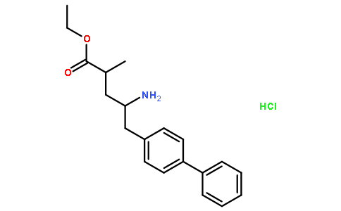 (2R，4S)-4-氨基-5-(联苯-4-基)-2-甲基戊酸乙酯盐酸盐