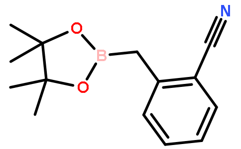 2-((4,4,5,5-四甲基-1,3,2-二噁硼烷-2-基)甲基)苯甲腈