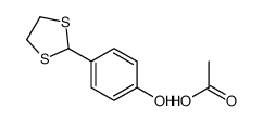 acetic acid,4-(1,3-dithiolan-2-yl)phenol