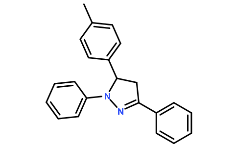 1H-吡唑,  4,5-二氢-5-(4-甲基苯基)-1,3-二苯基-