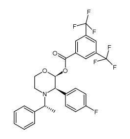 (2S,3R)-3-(4-fluorophenyl)-4-((R)-1-phenylethyl)morpholin-2-yl 3,5-bis(trifluoromethyl)benzoate