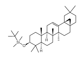 tert-butyl(((4aR,6aS,6bR,8aR,10S,12aR,12bR,14bS)-2,2,6a,6b,9,9,12a-heptamethyl-1,2,3,4,5,6,6a,6b,7,8,8a,9,10,11,12,12a,12b,13-octadecahydro-4a,14b-methanopicen-10-yl)oxy)dimethylsilane