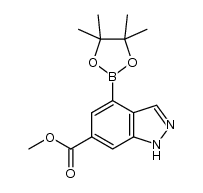 methyl 4-(4,4,5,5-tetramethyl-1,3,2-dioxaborolan-2-yl)-1H-indazole-6-carboxylate