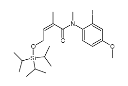 (Z)-N-(2-iodo-4-methoxyphenyl)-N,2-dimethyl-4-((triisopropylsilyl)oxy)but-2-enamide