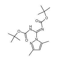 N,N'-di-t-butoxycarbonyl-3,5-dimetylpyrazolyl-1-carboxamidine