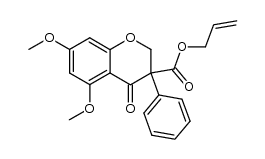 3-allyloxycarbonyl-5,7-dimethoxy-3-phenylchroman-4-one