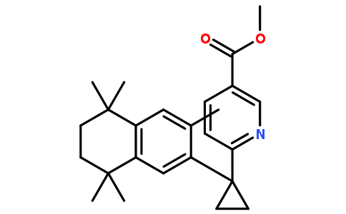 甲基6-[1-(3,5,5,8,8-五甲基-5,6,7,8-四氢-2-萘基)环丙基]烟酸酯