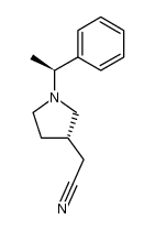 (3S)-1-[(S)-1-phenethyl]-3-(cyanomethyl) pyrrolidine