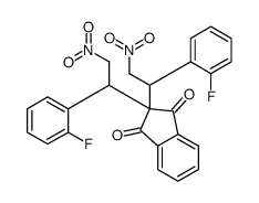 2,2-bis[1-(2-fluorophenyl)-2-nitroethyl]indene-1,3-dione