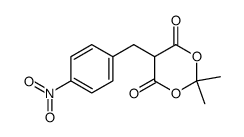 2,2-二甲基-5-(4-硝基苄基)-1,3二氧六环-4,6二酮