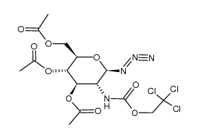 1,3,4,6-tetra-O-acetyl-2-deoxy-2-(2,2,2-trichloroethoxycarbonylamino)-β-D-glucopyranosyl azide