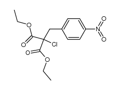 p-Nitro-benzyl-chlormalonsaeure-diaethylester