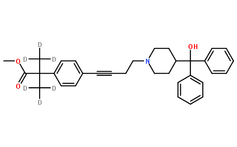 1-脱羟基-1-去氢-非索非那定-d6甲酯