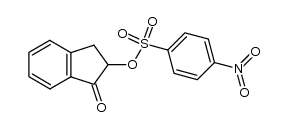 1-oxo-2,3-dihydro-1H-inden-2-yl 4-nitrobenzenesulfonate