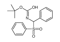tert-butyl N-[benzenesulfonyl(phenyl)methyl]carbamate