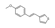 3-[2-(4-methoxyphenyl)ethenyl]thiophene