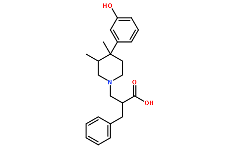 (R)-2-苄基-3-[(3R,4R)-4-(3-羟基苯基)-3,4-二甲基哌啶-1-基]丙酸