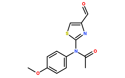 N-(4-醛基-1,3-噻唑-2-基)-N-(4-甲氧基苯基)乙酰胺