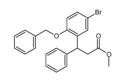 Methyl 3-[2-(benzyloxy)-5-bromophenyl]-3-phenylpropanoate