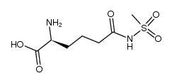 (2S)-2-amino-5-[(N-methylsulphonyl)carbamoyl]pentanoic acid