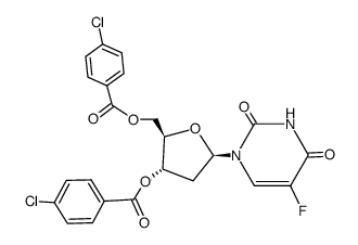 3,5-二-O-p-氯苯甲酰基氟尿苷