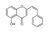 5-hydroxy-2-(2-phenylethenyl)chromen-4-one