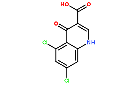 3-喹啉羧酸,  5,7-二氯-1,4-二氢-4-羰基-