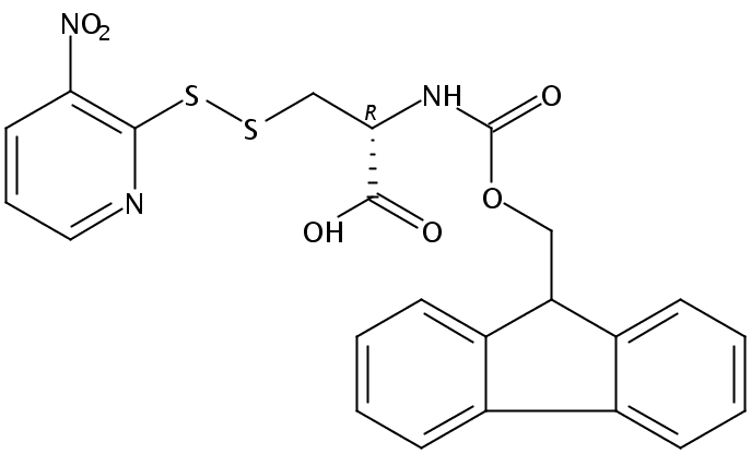 (R)-2-((((9H-芴-9-基)甲氧基)羰基)氨基)-3-((3-硝基吡啶-2-基)二硫基)丙酸