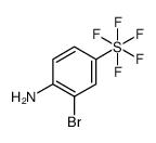 2-Bromo-4-(pentafluoro-λ6-sulfanyl)aniline