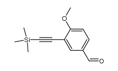 4-methoxy-3-((trimethylsilyl)ethynyl)benzaldehyde