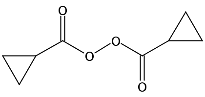 cyclopropanecarbonyl cyclopropanecarboperoxoate