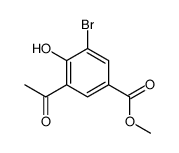 3-乙酰基-5-溴-4-羟基苯甲酸甲酯