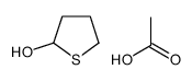 acetic acid,thiolan-2-ol