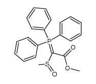 [(metoxycarbonyl)(methylsulfinyl)methylene]triphenylphosphorane