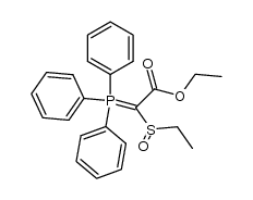 [(etoxycarbonyl)(ethylsulfinyl)methylene]triphenylphosphorane
