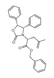 (R)-benzyl 4-methyl-2-((4S,5R)-2-oxo-4,5-diphenyloxazolidin-3-yl)pent-4-enoate