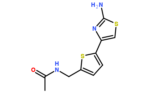 N-[[5-(2-氨基-1,3-噻唑-4-基)噻吩-2-基]甲基]乙酰胺